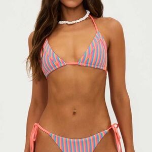 NWT Beach Riot: Petal Stripes Julie Terry
Triangle Bikini Top